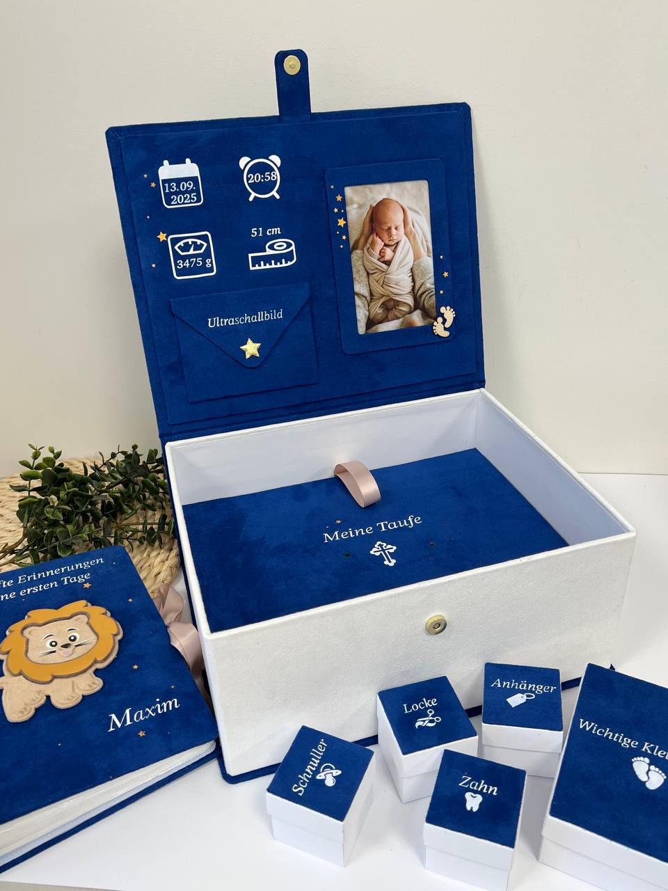Erinnerungsbox „Maxim" — Meine Taufe