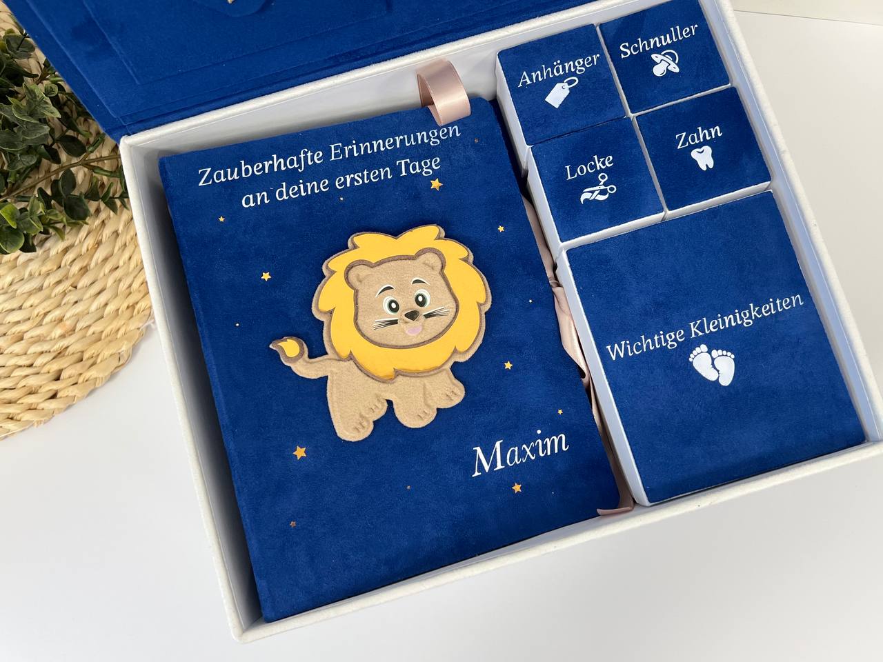 🎁 Erinnerungsbox „Maxim" — Innenansicht