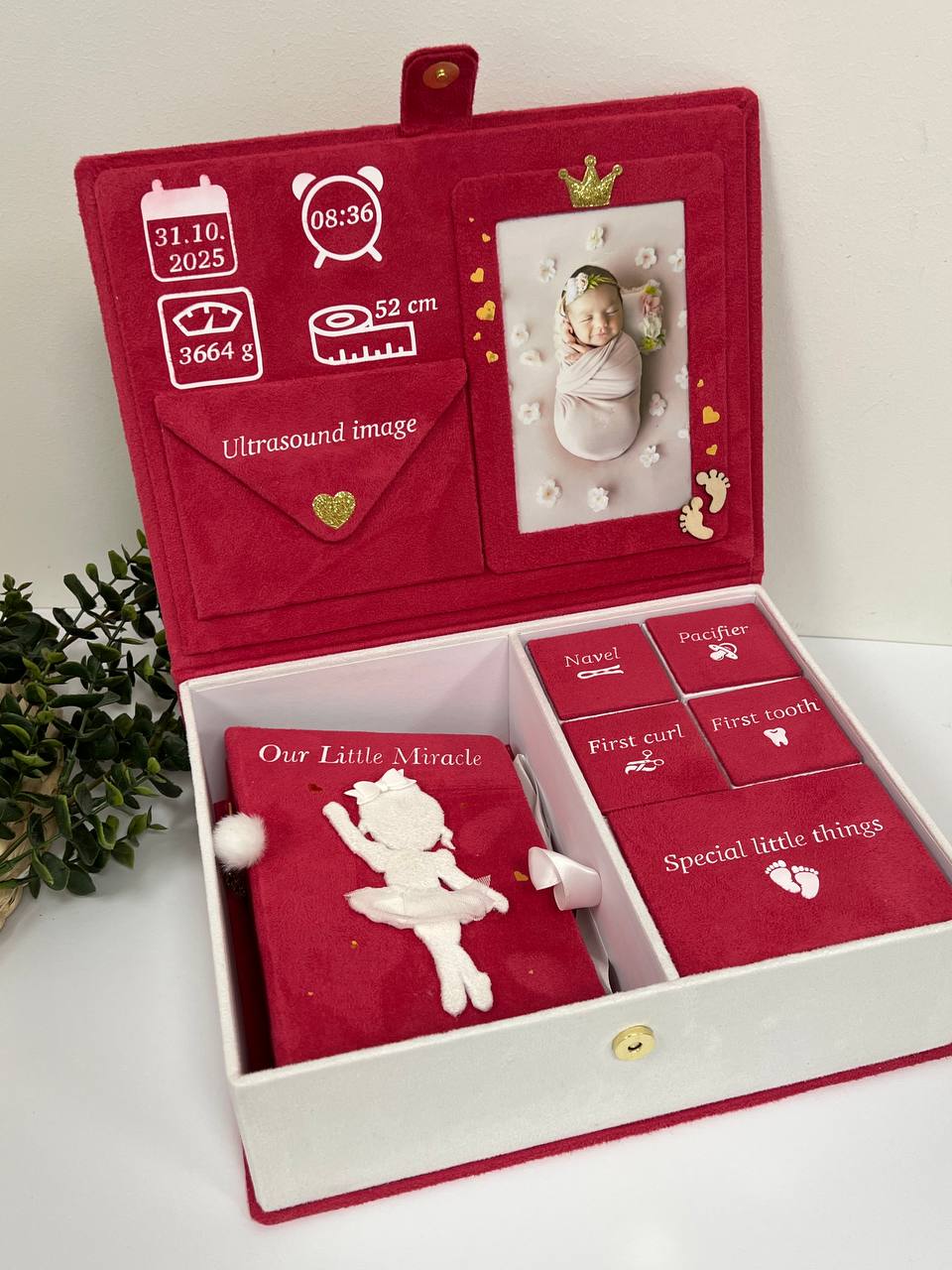 🎁 Keepsake box "Aylin" — open, full set