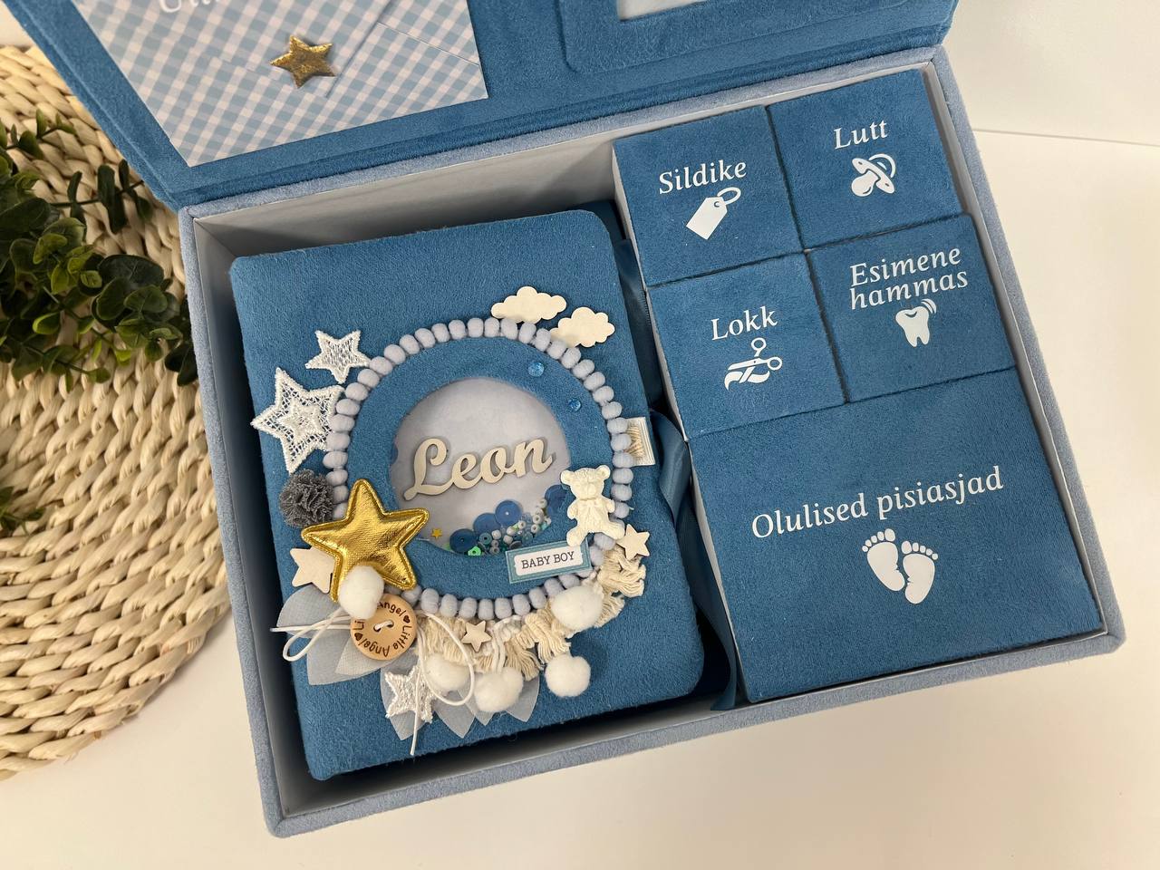 🎁 Baby box „Leon" — vaade seest
